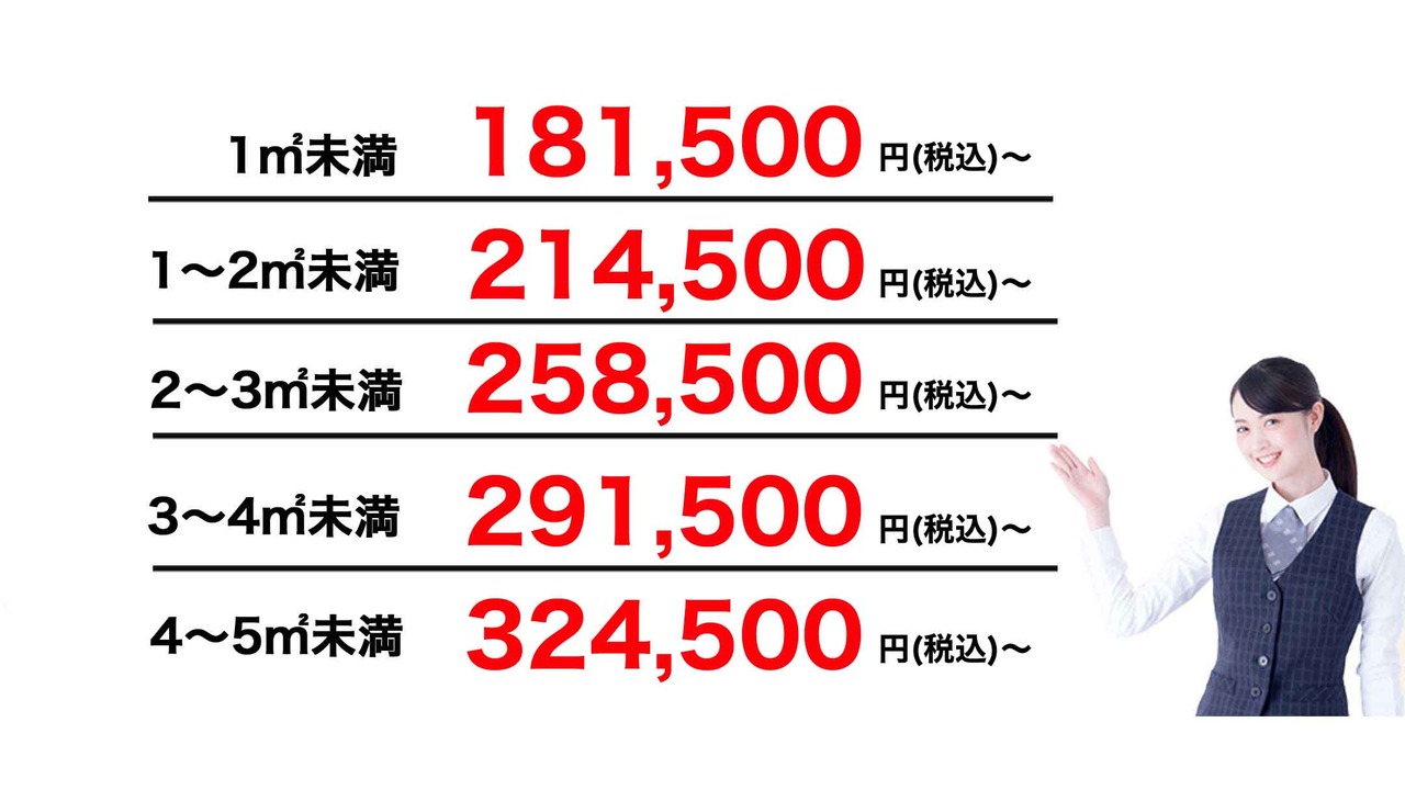 ミキワ公式サイトの墓じまい料金一覧